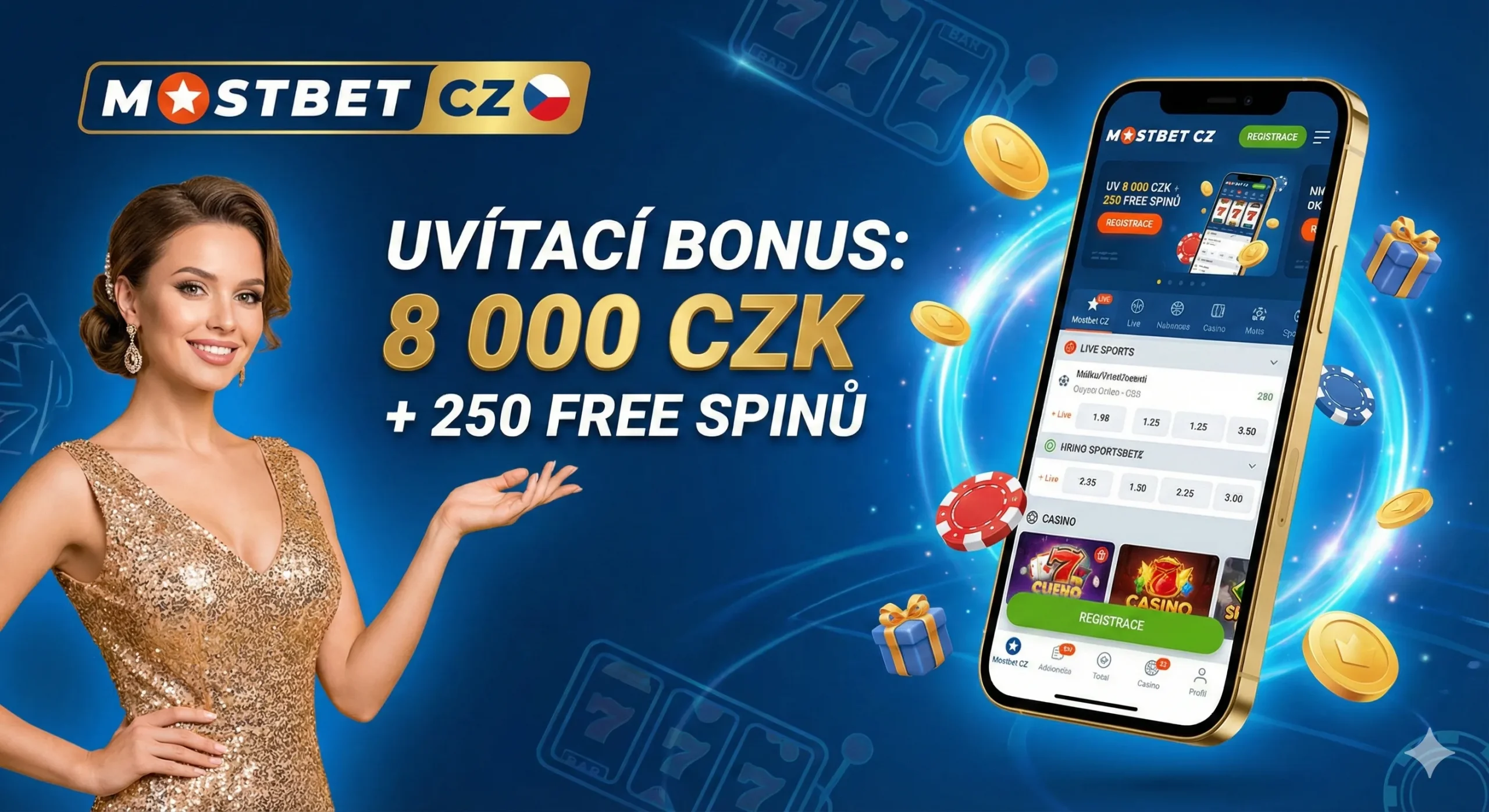 MostBet bonusový balíček